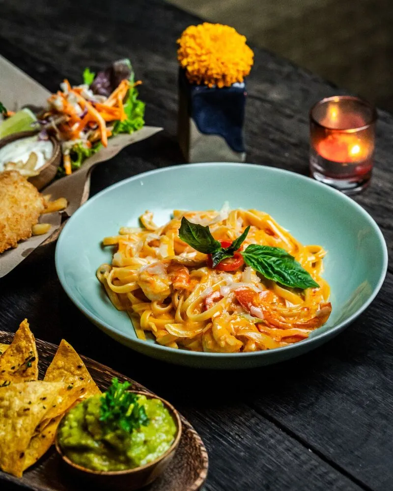 Fresh pasta at Lilla Pantai